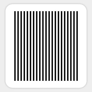 Vertical line. Black and White. Minimalism. Stripes. Lines. Sticker